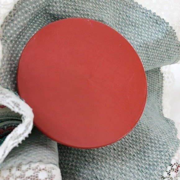 Handmade Wood and Crochet Doily Country Little Girl Doll - Picture 11 of 12